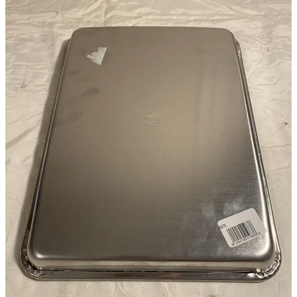 Commercial 9.5 X 13 1/4 Size Aluminum Baking Sheet Pan Bread Cookie VOLLRATH New